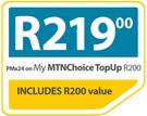 Samsung Galaxy Core Prime-On My MTNChoice TopUp R200