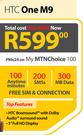 HTC One M9-On My MTNChoice 100-Each