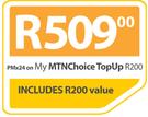 Cat S50-On My MTNChoice TopUp R200