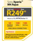 Sony Xperia M4 Aqua-On My MTNChoice 50