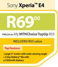 Sony Xperia E4-On My MTNChoice TopUp R55