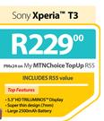 Sony Xperia T3-On My MTNChoice TopUp R55