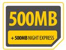 Samsung Galaxy Tab 3 Lite-On 500MB Night Express