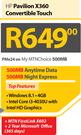 HP Pavilion X360 Convertible Touch+MTN Fastlink X602-On My MTNChoice 500MB