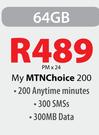 Apple iPhone 5 64GB-On My MTNChoice 200