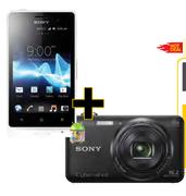 Sony Xperia Go + Sony Cyber-Shot Camera-On My MTNChoice 100