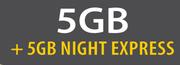 Sharelink B593-5GB Night Express