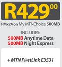 Acer V5 561+ MTN Fastlink E3531-On My MTNChoice 500MB