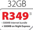 iPad Mini With Retina, Wi-Fi And 3G 32GB-On 500MB Internet Bundle