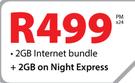 iPad Air With WiFi And 3G 64GB-On 2GB Internet Bundle