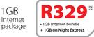 iPad Mini With Retina, Wi-Fi And 3G 16GB-On 1GB Internet Bundle