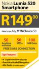 Nokia Lumia 520 Smartphone-On My MTN Choice 50