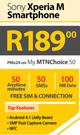 Sony Xperia M Smartphone-On My MTN Choice 50