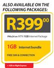 Samsung Galaxy Note 10.1(2014 Edition)-On MTN 1GB Internet Package