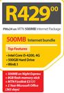 Acer V5-573+MTN Fastlink E3131-On My 500MB Internet Package
