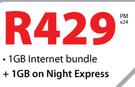 Apple iPad Mini With Retina, WiFi And 3G 32GB-On 1GB Internet Package