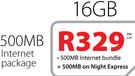 Apple iPad Air With WiFi And 3G 16GB-On 500MB Internet Package