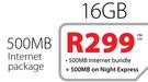Apple iPad Mini With Retina, WiFi And 3G 16GB-On 500MB Internet Package