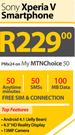 Sony Xperia V Smartphone-On My MTNChoice 50