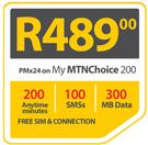 Sony Xperia Z1 Compact-On My MTN Choice 200