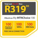 Black Berry Q10 Smartphone-On My MTN Choice 100