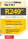 Samsung Galaxy Tab 3 10.1-On MTN 500MB Internet Package