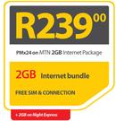 Samsung Galaxy Tab 3 7.0-On MTN 2GB Internet Package