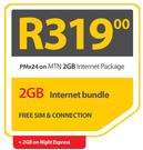 Samsung Galaxy Tab 3 10.1-On MTN 2GB Internet Package