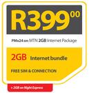 Sony Xperia Tablet Z-On MTN 2GB Internet Package