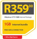 Sony Xperia Tablet Z-On MTN 1GB Internet Package