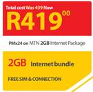 Samsung Galaxy Note 10.1 2014 Edition-On MTN 2GB Internet Package