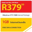 Samsung Galaxy Note 10.1 2014 Edition-On MTN 1GB Internet Package