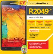Samsung Galaxy Note 3-On MTN Sky