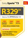 Sony Xperia T3-On My MTN Choice 100
