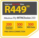 Sony Xperia Z1 Compact-On My MTN Choice 200
