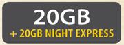 Sharelink B593 LTE-20GB Night Express