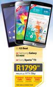LG G3 Beat Or Samsung Galaxy S5 Mini Or Sony Xperia T3-On MTN Sky