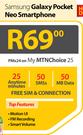 Samsung Galaxy Pocket Neo Smartphone-On My MTNChoice 25