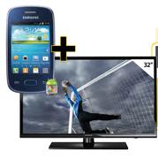 Samsung-Galaxy Pocket Neo + Samsung 32" LED TV-On My MTNChoice 100