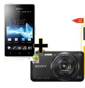 Sony-Xperia Go + Sony Cyber-Shot Camera-On My MTNChoice 200