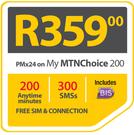 BlackBerry 9720 Smartphone-On My MTNChoice 200