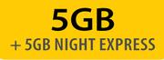 Fastlink E392 Or L100V-On 1GB Night Express