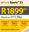 Sony Xperia Z3-On MTN Sky