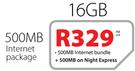 iPad Air With Wifi And 3G 16GB-500MB Internet Package
