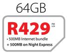 iPad Air With Wifi And 3G 64GB-500MB Internet Package
