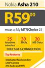 Nokia Asha 210-On MTN Choice 25