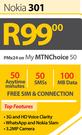 Nokia 301-On MTN Choice 50