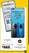 Honor 50 Lite LTE + Honor X8 LTE-MTN Mega Talk/Gigs XS + On My MTN Mega Flex R65
