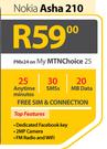 Nokia Asha 210-On My MTN Choice 25