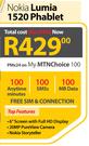 Nokia Lumia 1520 Phablet LTE-On My MTN Choice 100